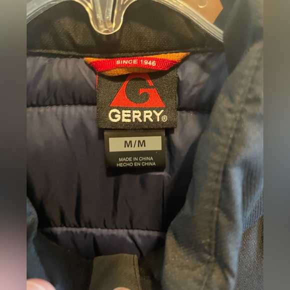 Gerry Full Zip Coat Men’s Medium M Black and Gray Puffer - Picture 6 of 10